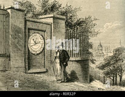 "Die Magnetische, Greenwich Observatory', c 1840, c 1878). Schöpfer: Unbekannt. Stockfoto