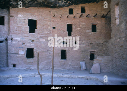 Cliff Palace, mehrstöckigen Anasazi/Puebloan Stadt an der Mesa Verde National Park, CO.Foto Stockfoto