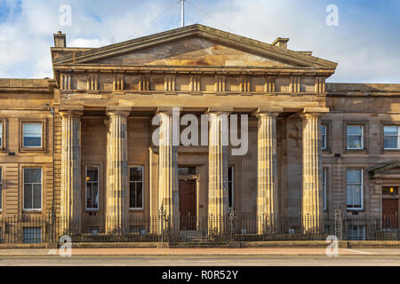 Ursprüngliche Gebäude verwendet, da das Hohe Gericht von Justiciary, Saltmarket, Glasgow, Schottland Stockfoto