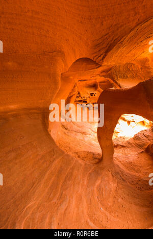 Windstone Arch (Arch), Valley of Fire State Park, Nevada, USA Stockfoto