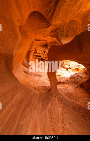 Windstone Arch (Arch), Valley of Fire State Park, Nevada, USA Stockfoto