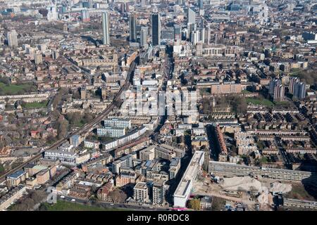 Walworth Road und dem neuen Erbe Aktionszone, Walworth, London, 2018. Schöpfer: Historisches England Fotograf. Stockfoto