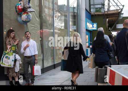 LONDON, ENGLAND - 15. September 2018 Stockfoto