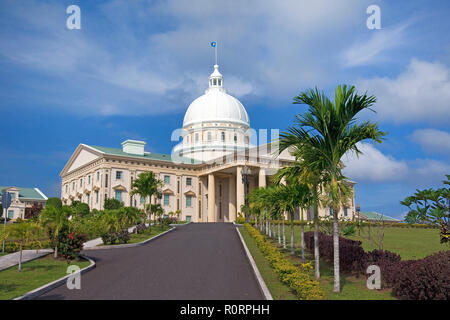 Capitol, Regierungsgebäude in Ngerulmud, Palau, Mikronesien | Das Capitol, Sitz der Regierung, Ngerulmud, Palau, Mikronesien Stockfoto