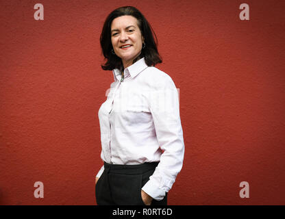 Abgebildet ist Eluned Morgan, Baroness Morgan von Ely, wer ein Assemnly Mitglied in der Welsh Assembly. Stockfoto