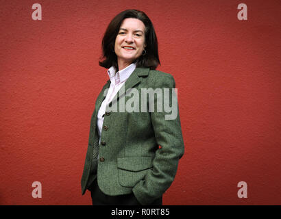 Abgebildet ist Eluned Morgan, Baroness Morgan von Ely, wer ein Assemnly Mitglied in der Welsh Assembly. Stockfoto