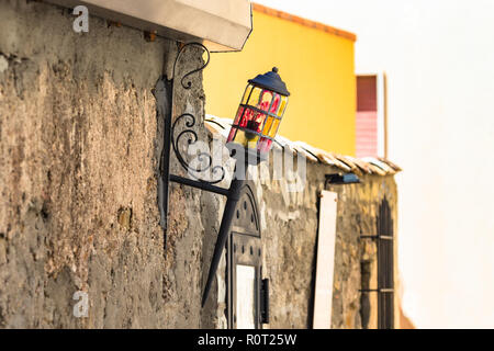 Architektonische Details. Castelmola, Sizilien, Italien. Stockfoto