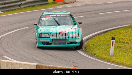 Esthofen-Sankt Agatha, Österreich 2017-09-24: Zweite Runde der Internationalen FIA Hillclimb Cup, Motorsport Racing, Bergrennen Österreich Stockfoto