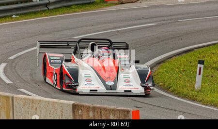 Esthofen-Sankt Agatha, Österreich 2017-09-24: Zweite Runde der Internationalen FIA Hillclimb Cup, Motorsport Racing, Bergrennen Österreich Stockfoto