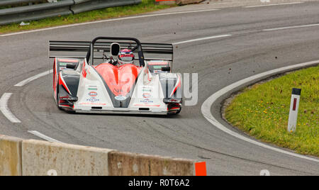 Esthofen-Sankt Agatha, Österreich 2017-09-24: Zweite Runde der Internationalen FIA Hillclimb Cup, Motorsport Racing, Bergrennen Österreich Stockfoto