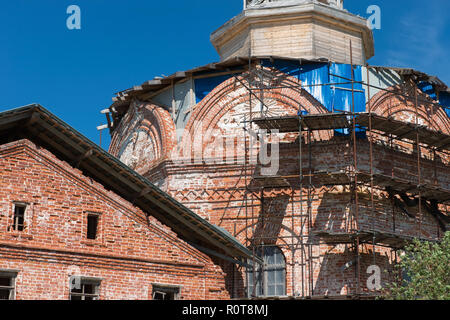 Heilige Dreifaltigkeit Anzersky Kloster Der solowki Kloster auf einer Insel Anzer (Russland, Oblast Archangelsk, solowki) Stockfoto