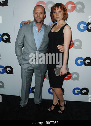 Jason Statham und Natalya Rudakova - GQ Männer des Jahres 2008 im Chateau Marmont Hotel in Los Angeles. - StathamJason Rudakova Stockfoto