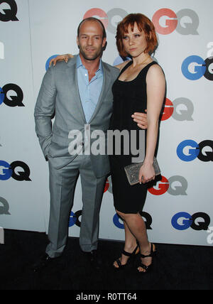 Jason Statham und Natalya Rudakova - GQ Männer des Jahres 2008 im Chateau Marmont Hotel in Los Angeles. - StathamJason Rudakova Stockfoto