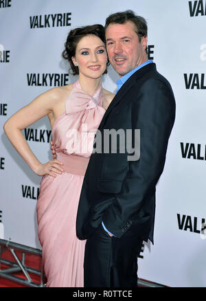 Carice Van Houten, Sebastian Koch - Valkirie Premiere auf der Time Warner Center in New York. - VanHoutenCarice SebastianKoch Stockfoto