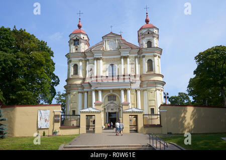 Kirche St. Peter und Paul, Vilnius, Litauen Stockfoto