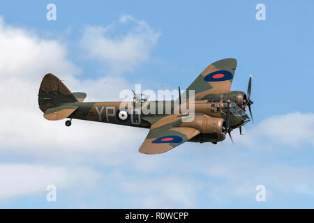 Bristol Blenheim RAF leichter Bomber Stockfoto