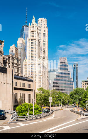 Senken Sie Manhattan New York City USA Stockfoto