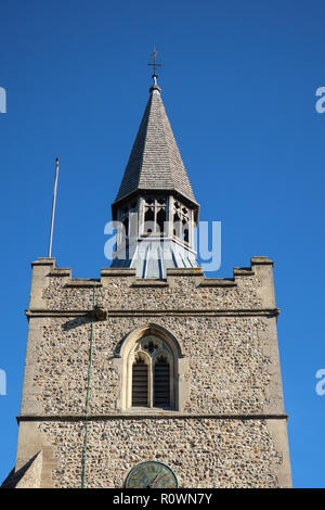 Der hl. Margarete von Antiochia, der Pfarrkirche von Gerste, North Hertfordshire, England. Großbritannien Stockfoto