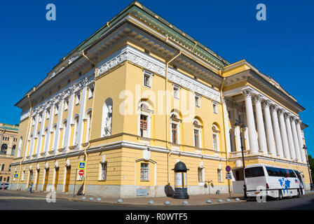 Alexandrinsky Theater, St. Petersburg, Russland Stockfoto
