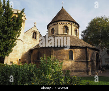 Anglikanische Kirche des Heiligen Grabes aka die runde Kirche in Cambridge, Großbritannien Stockfoto