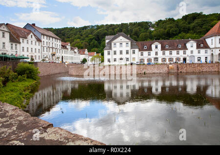 Bad Karlshafen, obere Wesertal, Weserbergland, Nordrhein-Westfalen, Hessen, Deutschland, Europa Stockfoto