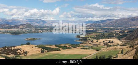 Lake Wanaka von Roy's Peak Wanderung Stockfoto