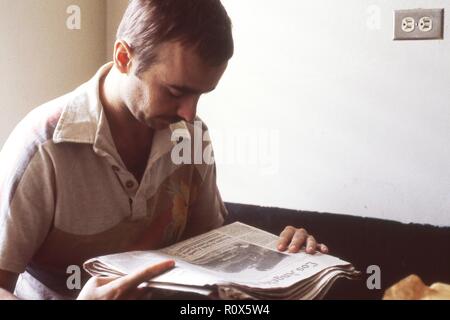 Söldner in Costa Rica 1985 gefangengesetzt Stockfoto