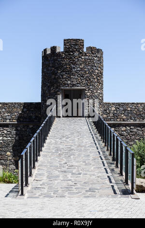 Fort João Batista von Porto Moniz, Insel Madeira Stockfoto