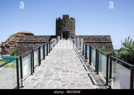 Fort João Batista von Porto Moniz, Insel Madeira Stockfoto