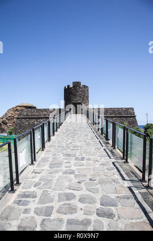 Fort João Batista von Porto Moniz, Insel Madeira Stockfoto