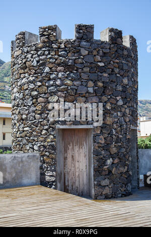 Fort João Batista von Porto Moniz, Insel Madeira Stockfoto