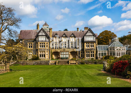 Wales Conwy Bodnant Garden, Bodnant Haus Stockfoto