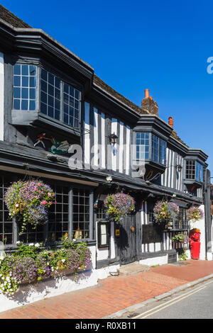 England, East Sussex, Alfriston, das Star Inn Pub und Hotel Stockfoto