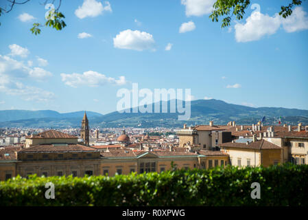Blick von Boboli Gärten, Florenz, Italien Stockfoto
