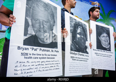 Miami Florida, Borinquen Health Care Center, Klinik, Pressekonferenz zur Gesundheitsreform, erschwingliche Krankenversicherung, nicht versichert, lateinamerikanische Latino-Ethno Stockfoto
