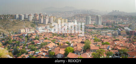 Panoramablick von Ankara - Türkei Stockfoto