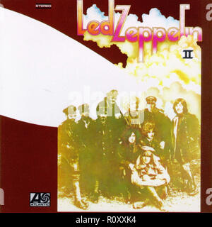 LED ZEPPELIN - II - Vintage cover Album Stockfoto