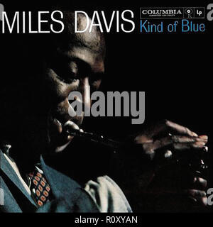 MILES DAVIS - Kind of Blue - Vintage cover Album Stockfoto