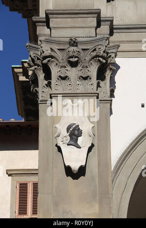 Piazza della Santissima Annunziata Stockfoto