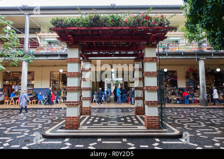 Mercado dos Lavradores Bauernmarkt in Funchal. Stockfoto