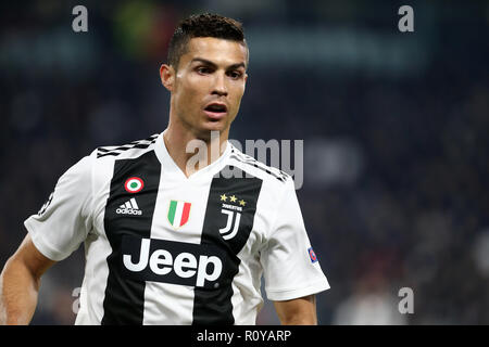 Torino, Italien. 07. November 2018. Cristiano Ronaldo von Juventus Turin FC während der Uefa Champions League Gruppe H Übereinstimmung zwischen Juventus Turin und Manchester United FC. Credit: Marco Canoniero/Alamy leben Nachrichten Stockfoto