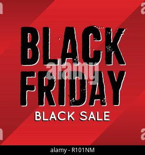 Schwarzer Freitag Rabatt Banner Stock Vektor