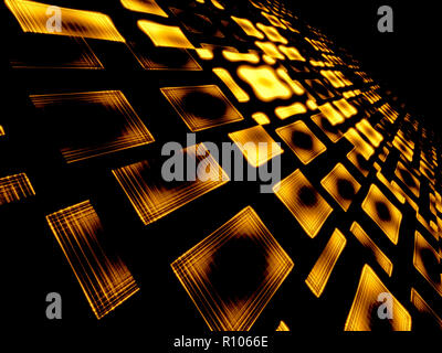 Diagonale tech Hintergrund - Abstrakt digital erzeugten Bild Stockfoto
