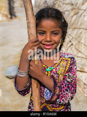 Die belutschen oder Belutschen sind ein Volk, das vor allem in der Balochistan Region der iranischen Hochebene in Pakistan, Iran und Afghanistan. Stockfoto