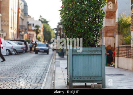 Alte Häuser von Batumi, Georgien. Stockfoto