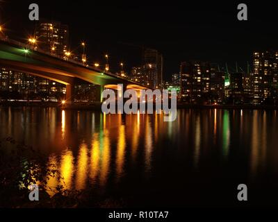 Cambie Street Bridge (1985), Vancouver, British Columbia, Kanada, Brian Martin RMSF, große Dateigröße Stockfoto