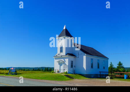 Ontario, Kanada - 24 September, 2018: Die neue Horton Baptist Church, New Brunswick, Kanada Stockfoto