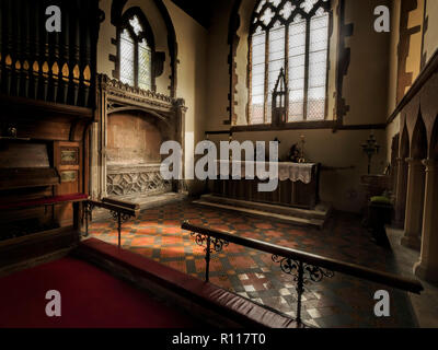 Das Grab von Lady Katherine Gordon, der Witwe von Perkin Warbeck. Stockfoto