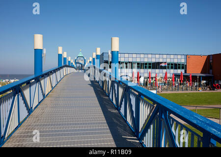 Haus des Gastes, Norddeich, Ostfriesland, Niedersachsen, Deutschland, Europa Stockfoto