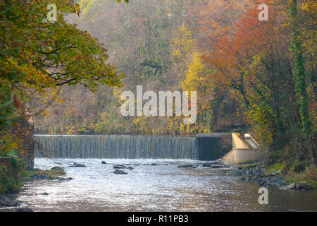 Cramond Wehr im Herbst Edinburgh Schottland Stockfoto